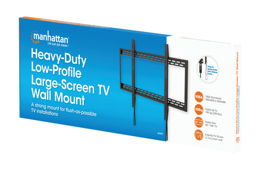Ultraflache TV-Wandhalterung für 60 bis 100 Zoll, starr Packaging Image 2