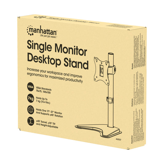 Tischhalterung mit Standfuß für einen Monitor von 17 bis 27 Zoll Packaging Image 2