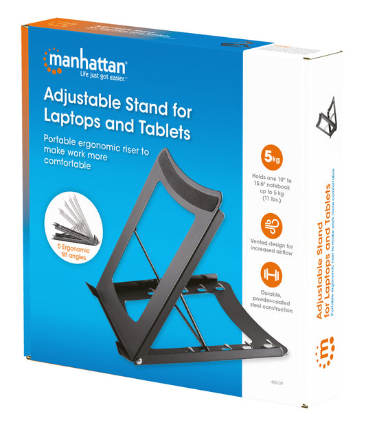 Höhenverstellbarer Ständer für Laptop und Tablet Packaging Image 2