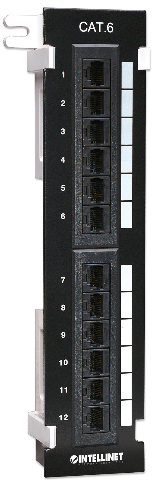 Cat6 12-Port Patchpanel zur Wandmontage Image 2