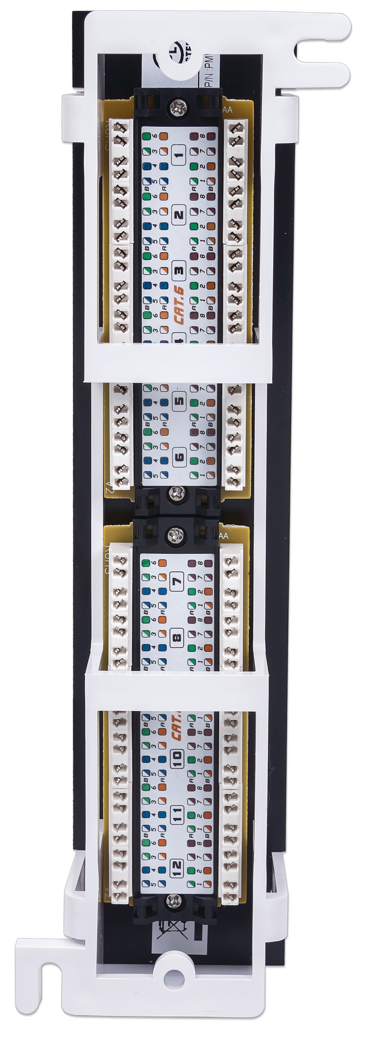 Cat6 12-Port Patchpanel zur Wandmontage Image 6