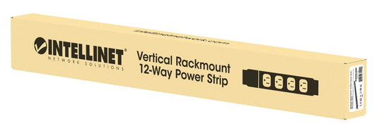 12-fach Steckdosenleiste, Schutzkontakt, vertikale Rackmontage Packaging Image 2