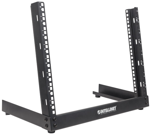 19" Netzwerk-Laborgestell, Desktop, 2 Tragschienen, 8 HE Image 2