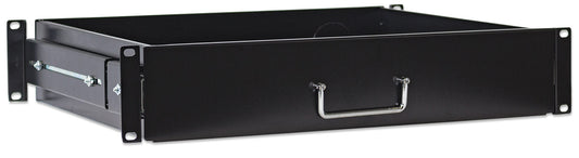 19" Schublade, 2 HE, 350 mm Tiefe, schwarz Image 2