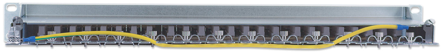 Cat6 24-Port Patchpanel, geschirmt, 1 HE Image 4