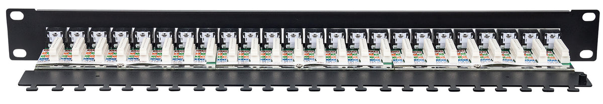 Abschließbares Cat6 24-Port Patchpanel, 1 HE Image 4