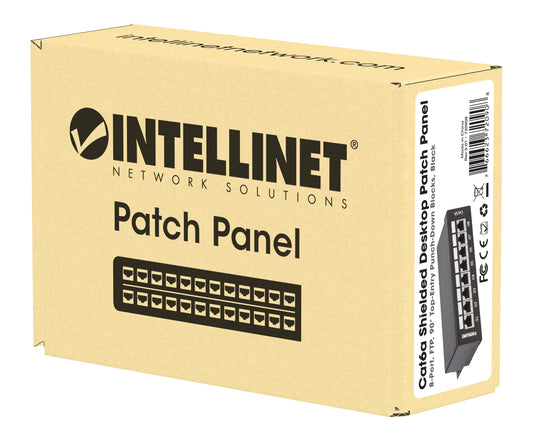 Cat6a 10G 8-Port Desktop Patchpanel, geschirmt Packaging Image 2