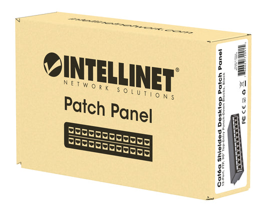Cat6a 10G 12-Port Desktop Patchpanel, geschirmt Packaging Image 2