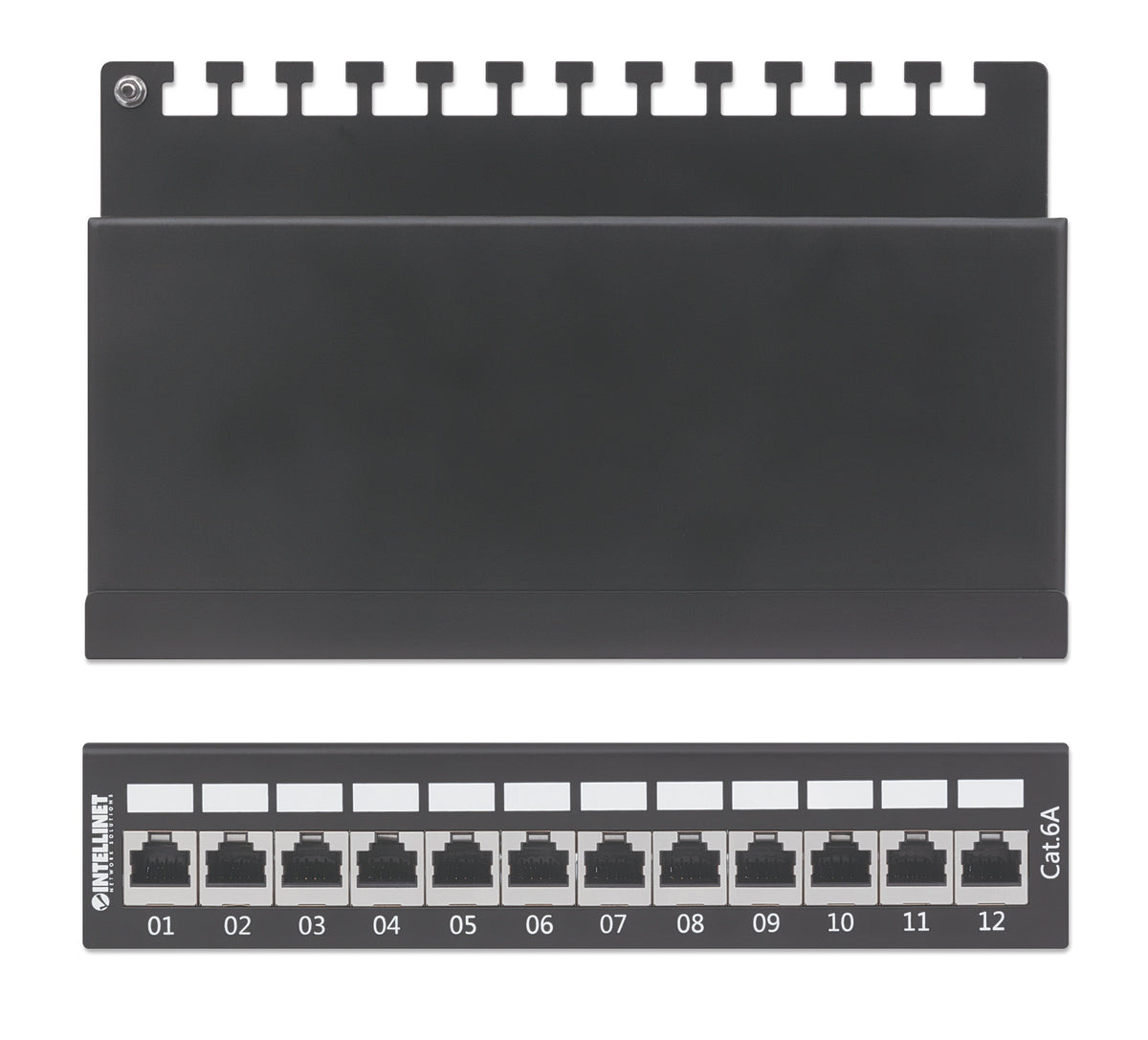 Cat6a 10G 12-Port Desktop Patchpanel, geschirmt Image 6