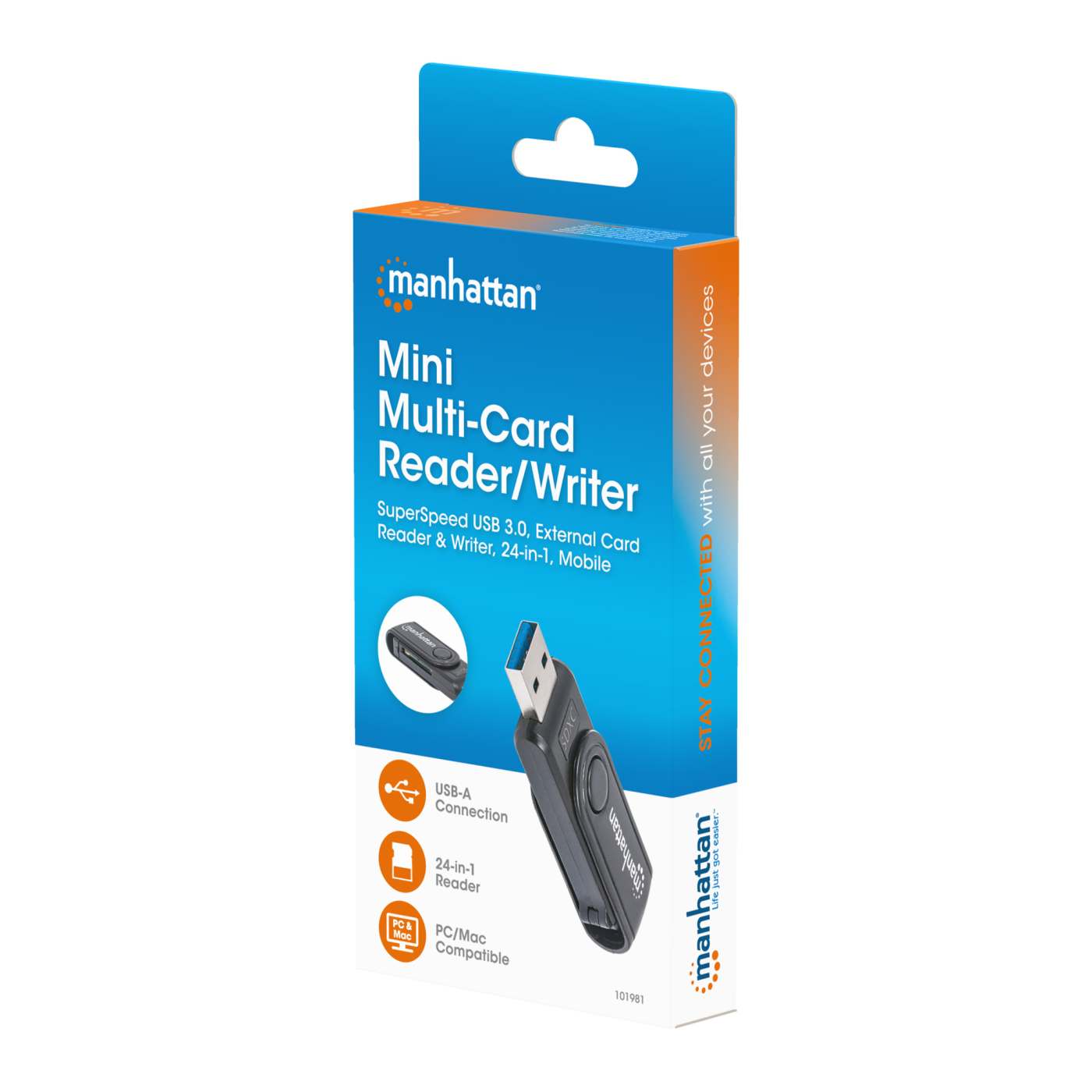 USB 3.0 Mini Multi-Card Reader/Writer Packaging Image 2