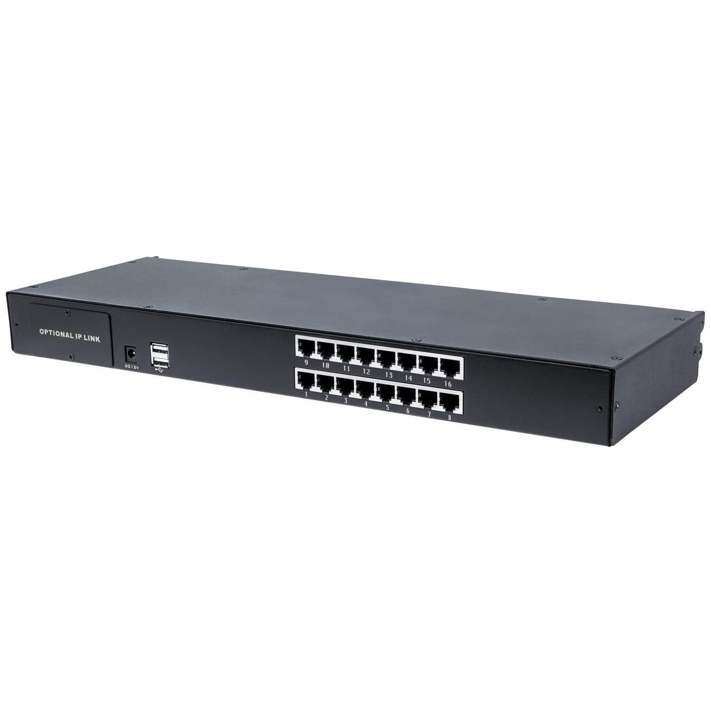 Modularer 16-Port KVM-Switch mit Cat5-/VGA-Schnittstelle Image 1