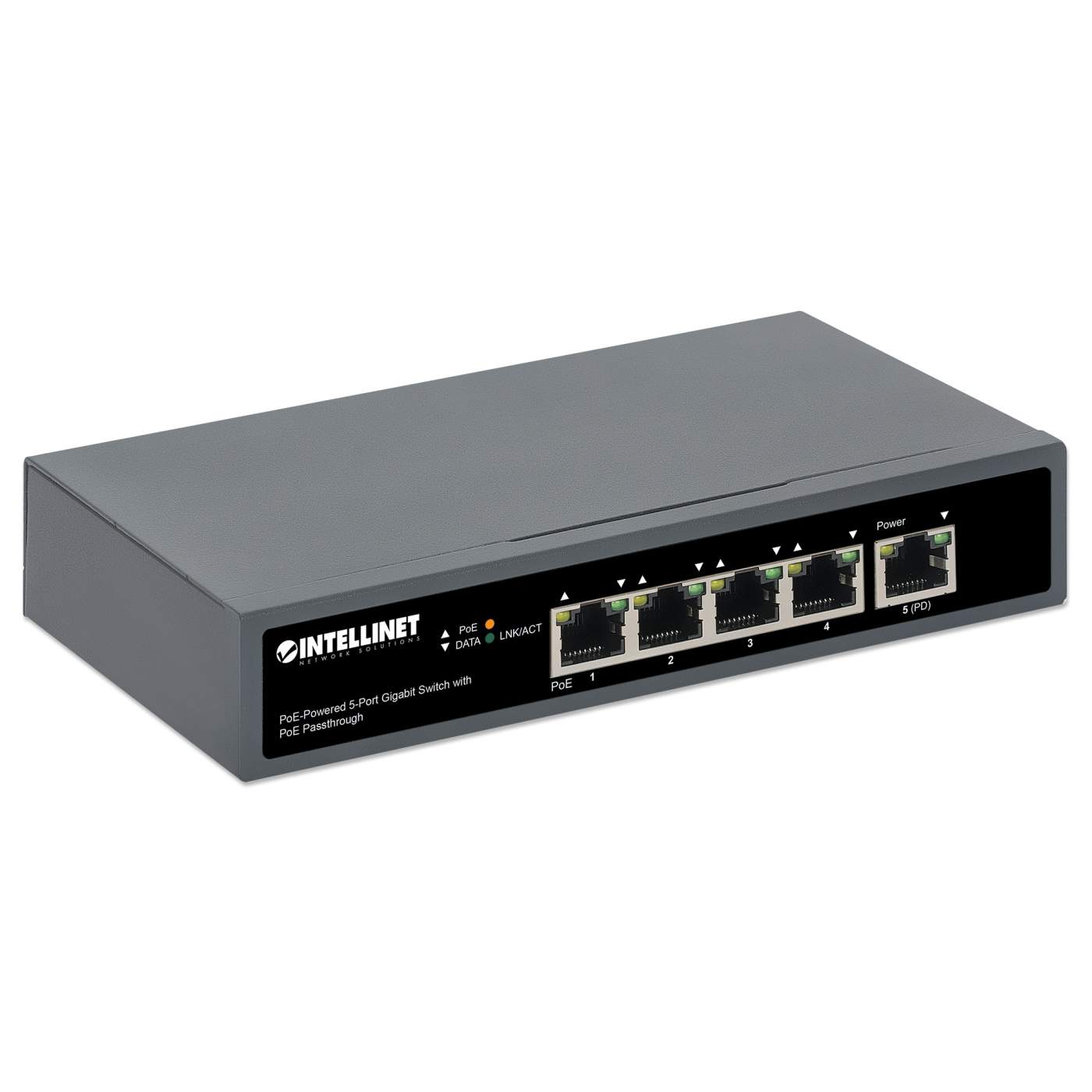 PoE-Powered 5-Port Gigabit Switch mit PoE-Passthrough Image 3