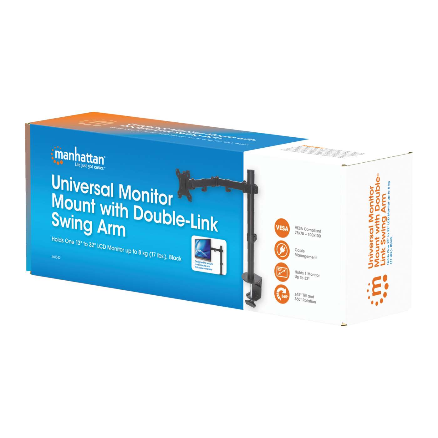 Tischhalterung mit Monitorarm für ein Display Packaging Image 2