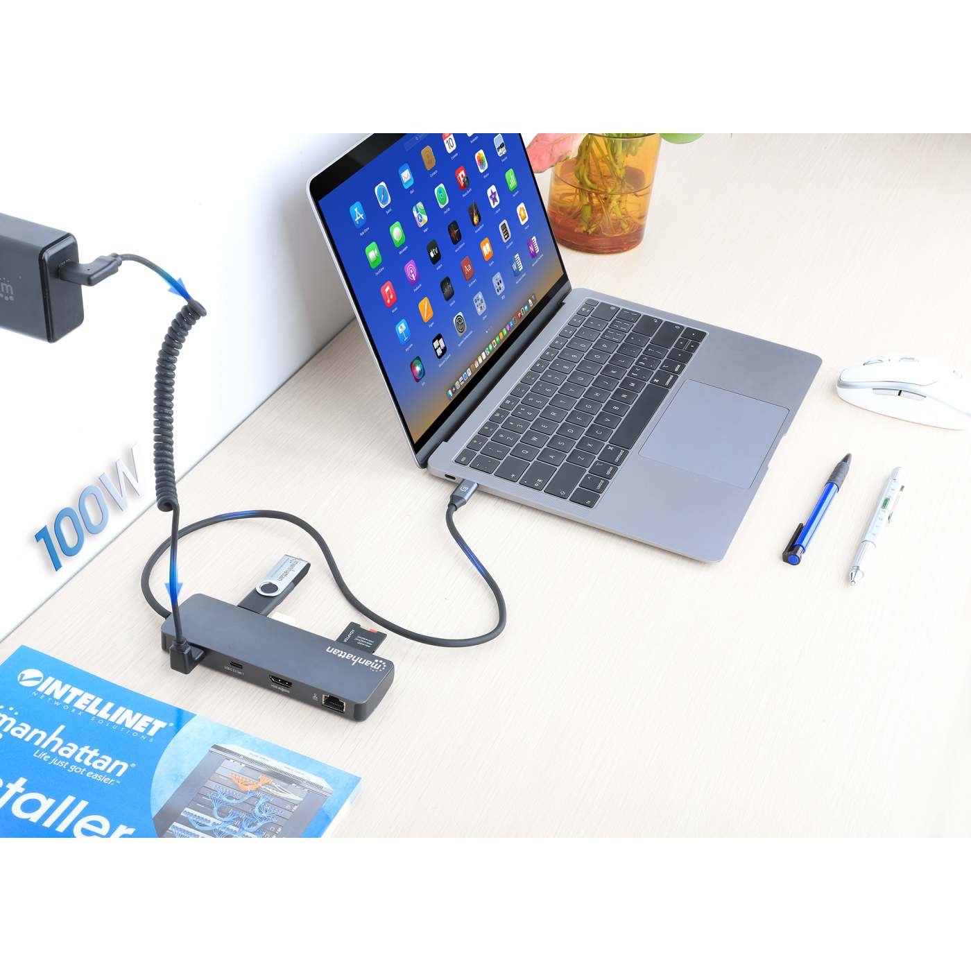 USB-C PD auf HDMI 9-in-1 4K Dockingstation / Multiport Hub Image 9