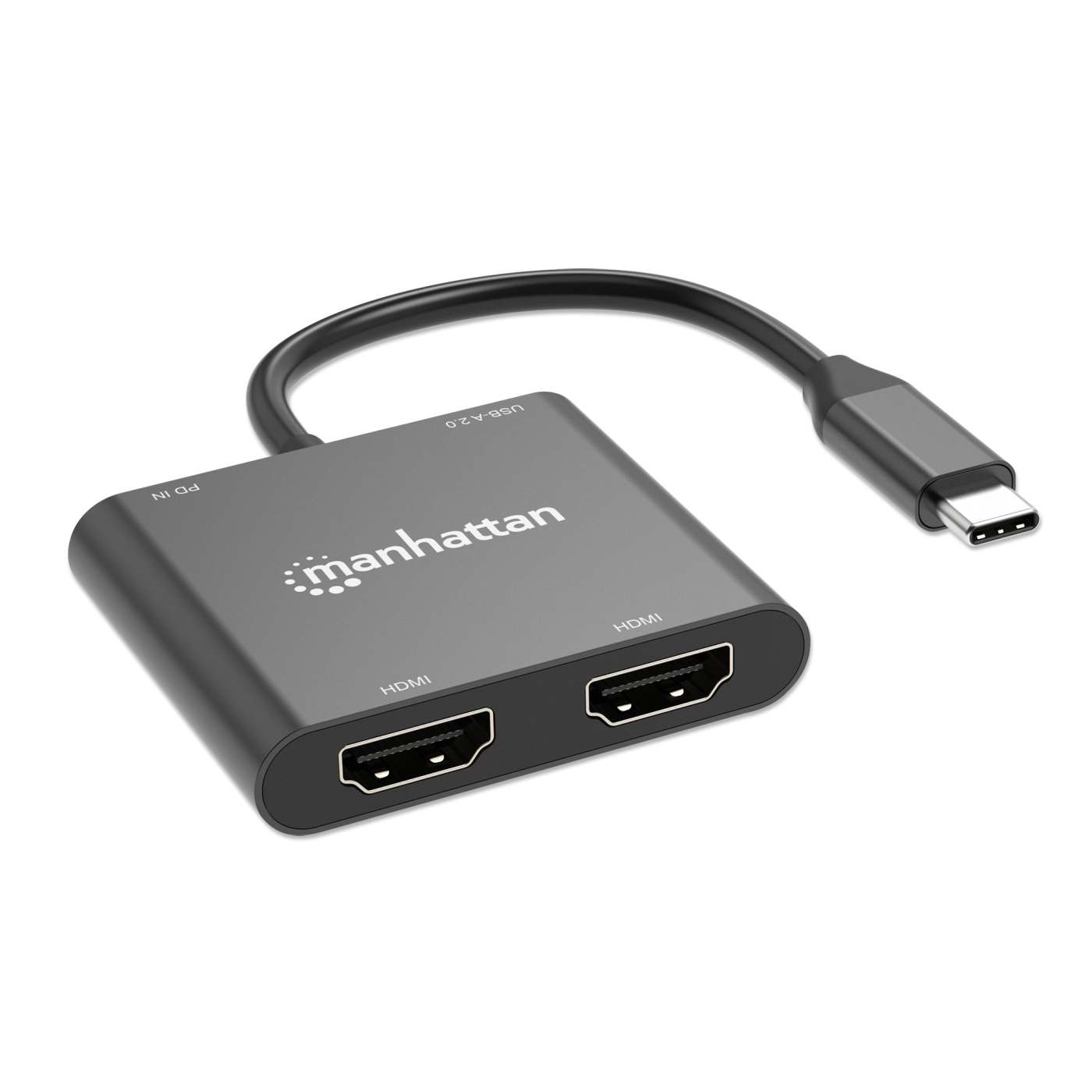 USB-C PD auf Dual-HDMI-Monitor-Adapter für Laptop und Tablet Image 4
