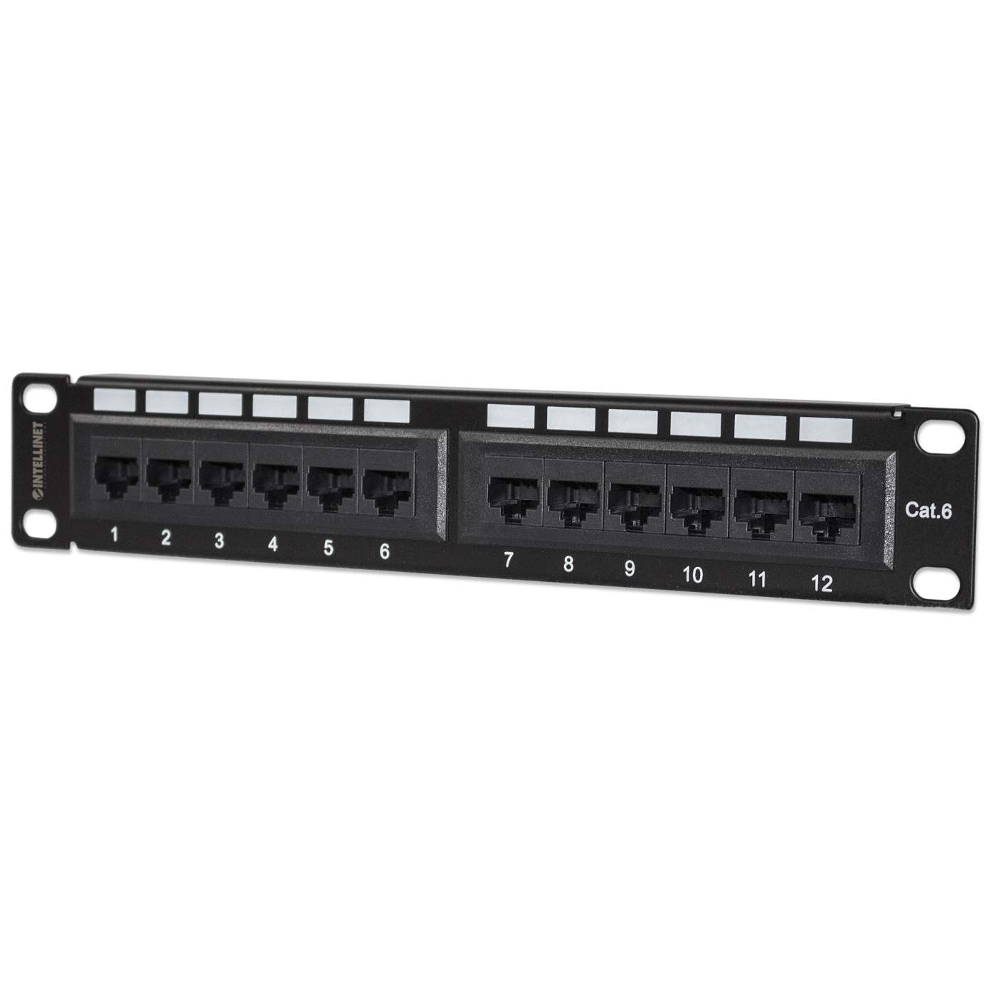 10" 12-Port Cat6 Patchpanel Image 1
