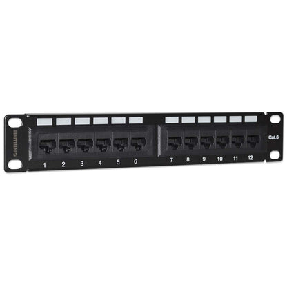 10" 12-Port Cat6 Patchpanel Image 2
