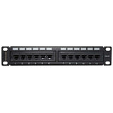 10" 12-Port Cat6 Patchpanel Image 3