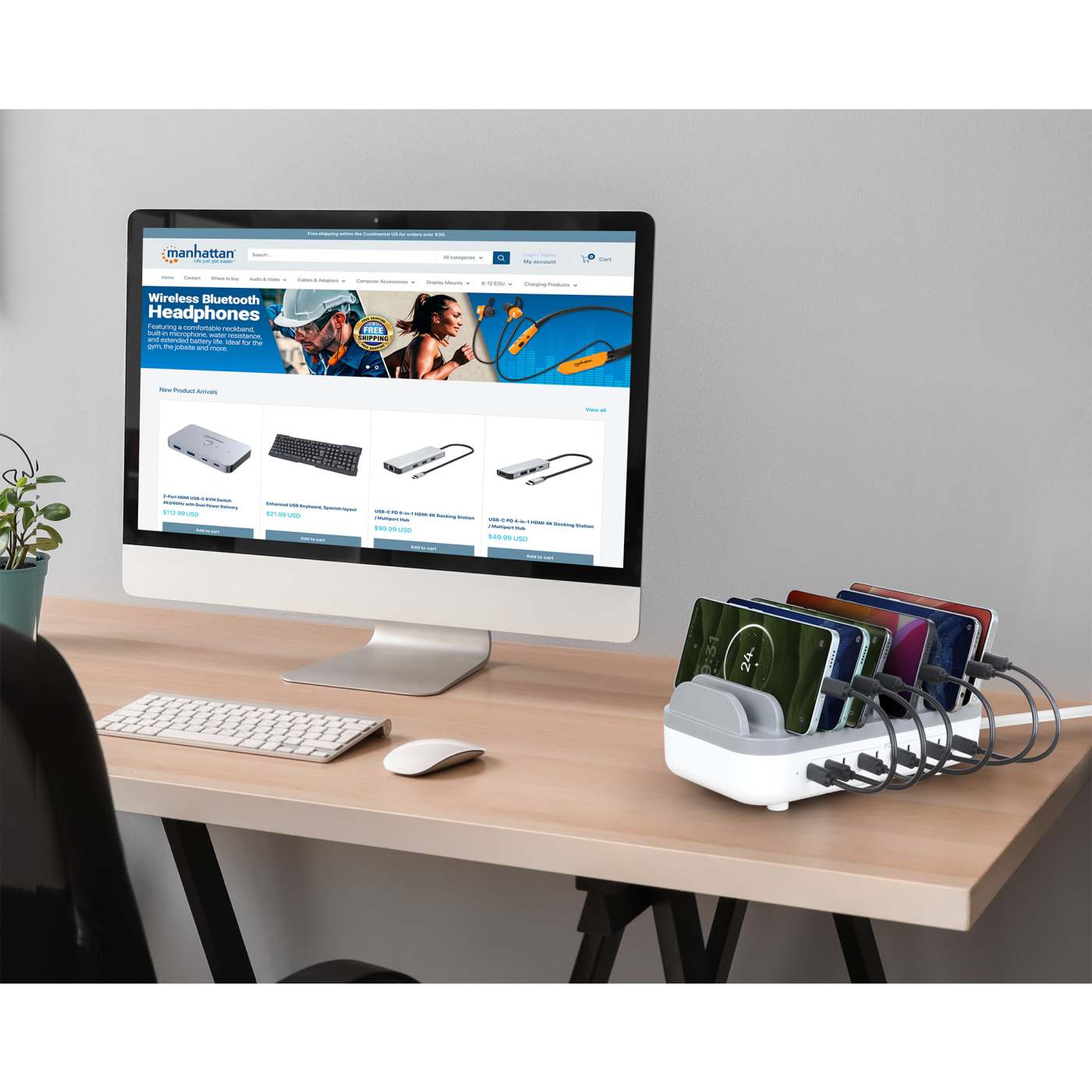 10-Port USB-C Power Delivery-Ladestation - 200 W Image 2