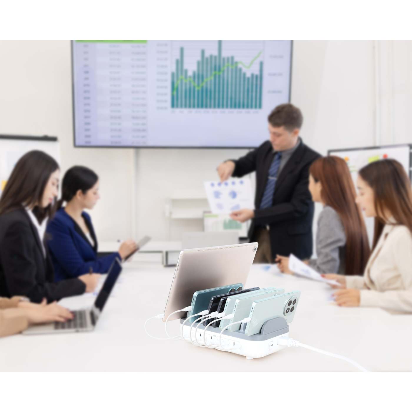 10-Port USB-C Power Delivery-Ladestation - 200 W Image 4