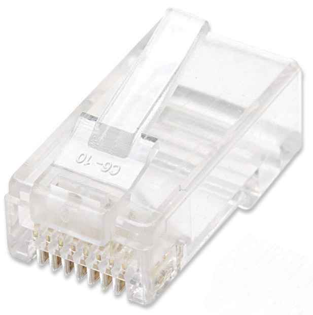 100er-Pack Cat5e RJ45-Modularstecker Image 1
