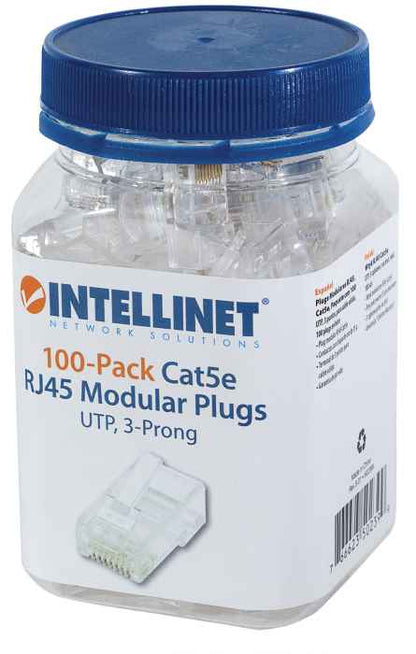 100er-Pack Cat5e RJ45-Modularstecker Packaging Image 2