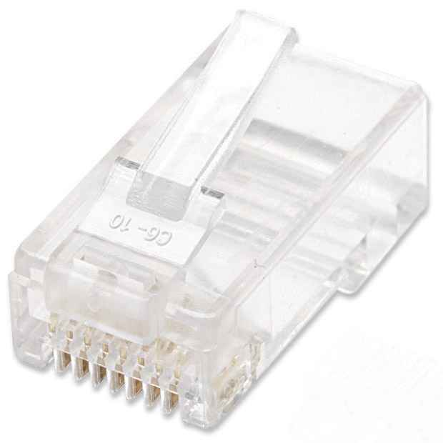 100er-Pack Cat6 RJ45-Modularstecker Image 1