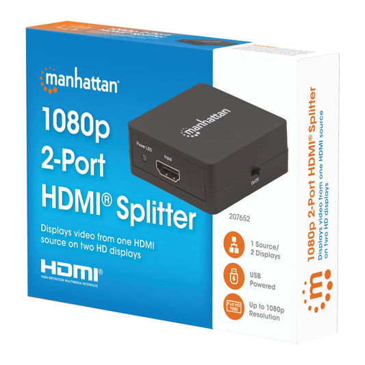 1080p 2-Port HDMI-Splitter Packaging Image 2
