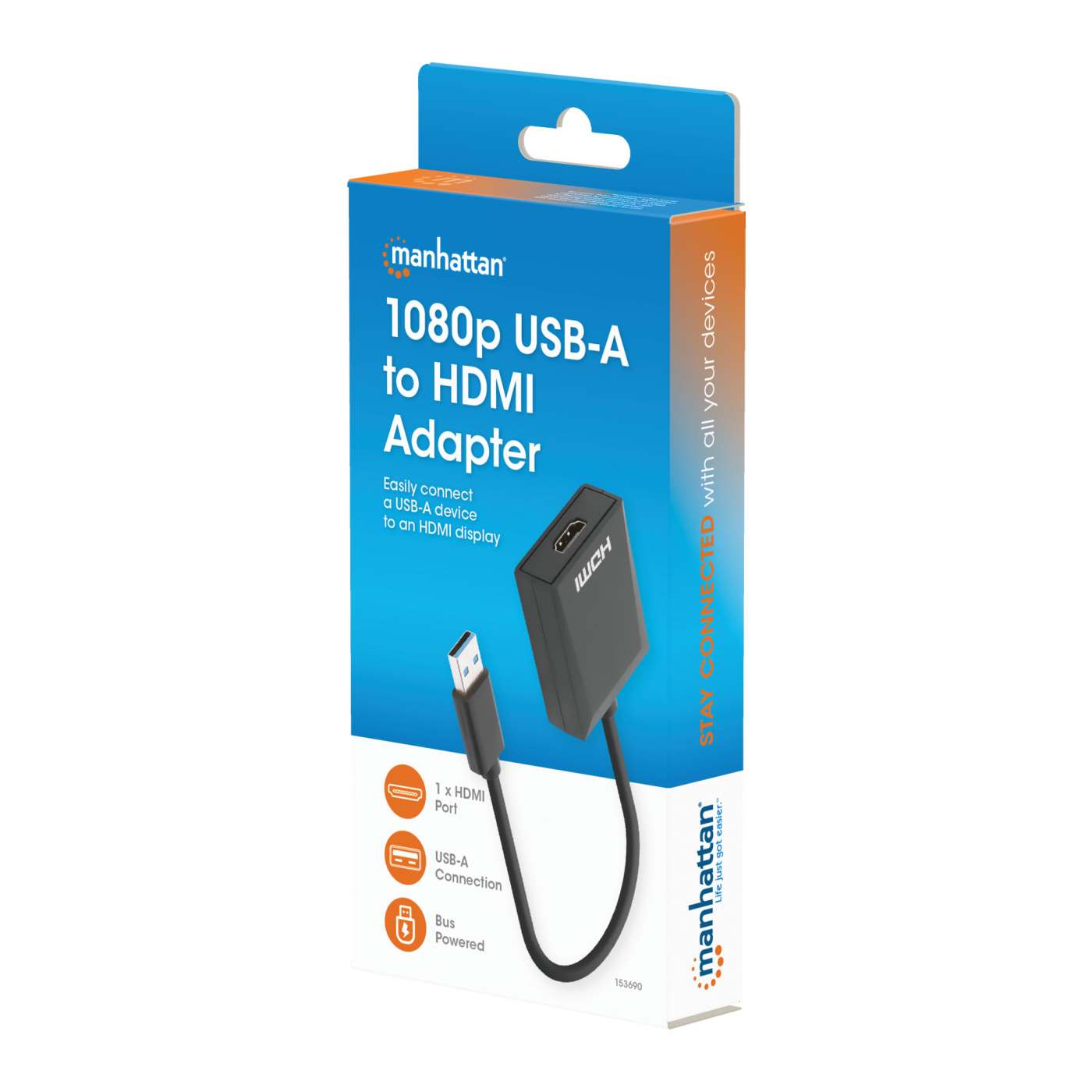 1080p USB-A auf HDMI-Adapter Packaging Image 2