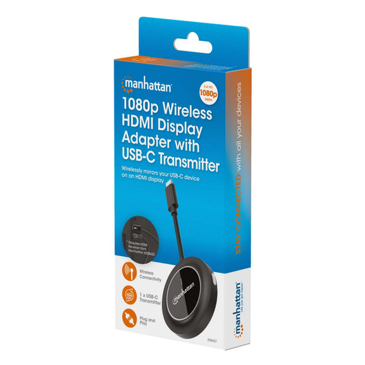1080p Wireless HDMI-Displayadapter mit USB-C-Sendemodul Packaging Image 2