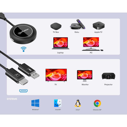 1080p Wireless HDMI-Display-Präsentationsset mit HDMI-Sendemodul Image 8