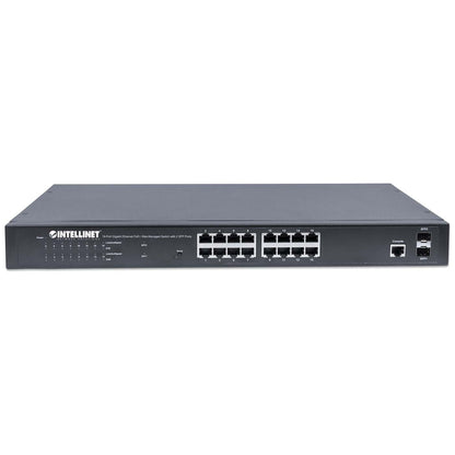 16-Port Gigabit Ethernet PoE+ Web-Managed Switch mit 2 SFP-Ports Image 4
