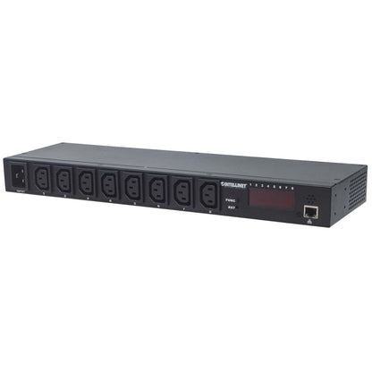 19" 8-fach IP-Steckdosenleiste / Smart PDU mit C13-Kaltgerätesteckdosen Image 1