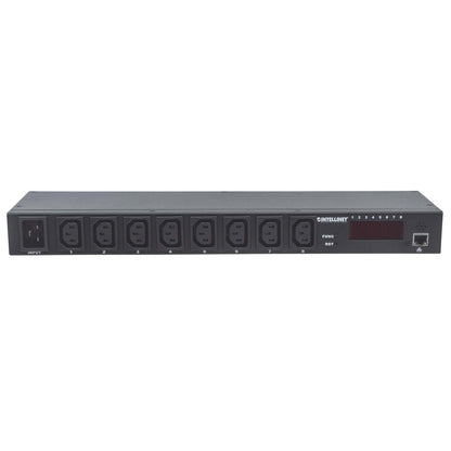 19" 8-fach IP-Steckdosenleiste / Smart PDU mit C13-Kaltgerätesteckdosen Image 3