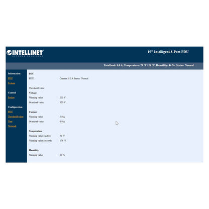19" 8-fach IP-Steckdosenleiste / Smart PDU mit C13-Kaltgerätesteckdosen Image 7