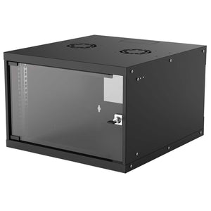 19" Wandverteiler, Basic Line, 6 HE, 353 (H) x 540 (B) x 560 (T) mm, schwarz Image 1