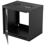 19" Wandverteiler, Basic Line, 9 HE, 487 (H) x 540 (B) x 400 (T) mm, schwarz Image 3