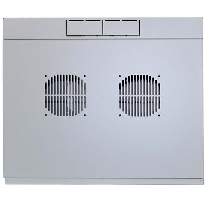 19" Wandverteiler mit Schwenkrahmen, 15 HE, 725 (H) x 540 (B) x 450 (T) mm, grau Image 10