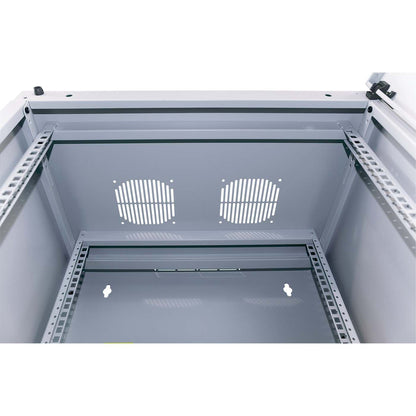 19" Wandverteiler mit Schwenkrahmen, 15 HE, 725 (H) x 540 (B) x 450 (T) mm, grau Image 11