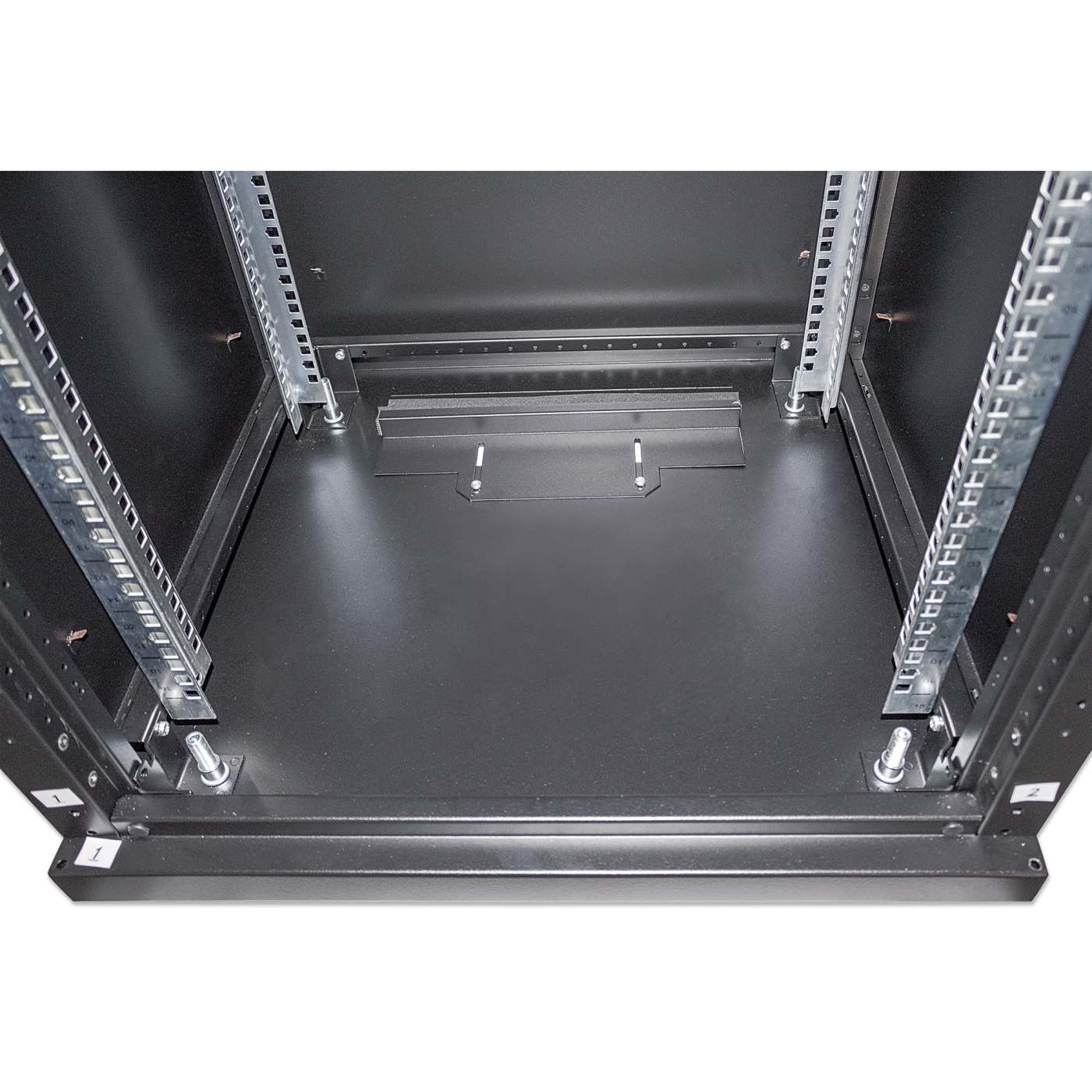 19" Netzwerkschrank, 16 HE, 878 (H) x 600 (B) x 600 (T) mm, schwarz Image 8