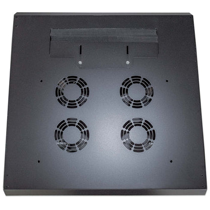 19" Netzwerkschrank, 16 HE, 878 (H) x 600 (B) x 600 (T) mm, schwarz Image 10