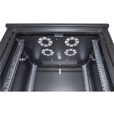 19" Netzwerkschrank, 16 HE, 878 (H) x 600 (B) x 600 (T) mm, schwarz Image 9