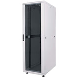 19" Netzwerkschrank, 16 HE, 878 (H) x 600 (B) x 600 (T) mm, grau Image 1