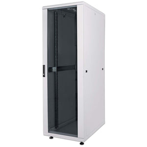 19" Netzwerkschrank, 16 HE, 878 (H) x 600 (B) x 600 (T) mm, grau Image 1