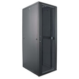 19" Netzwerkschrank, 36 HE, 1766 (H) x 800 (B) x 800 (T) mm, schwarz Image 2