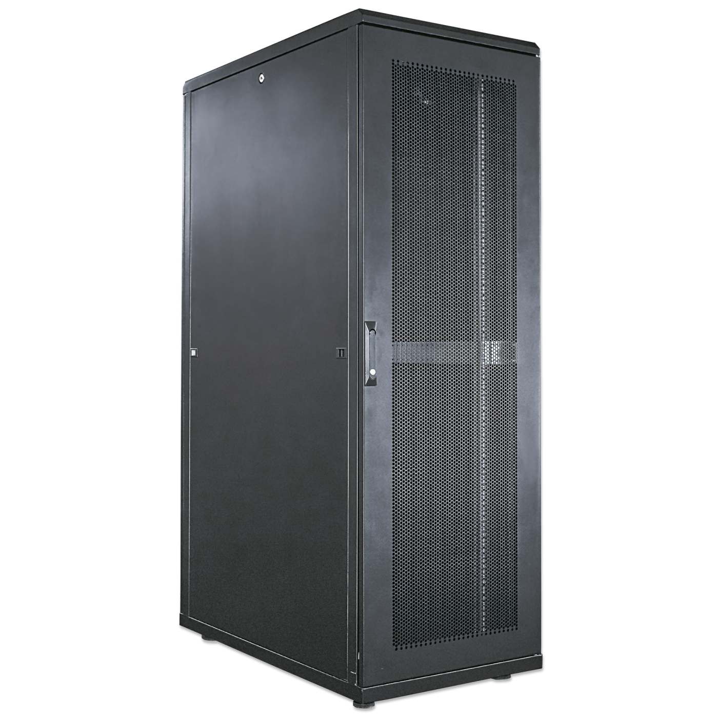 19" Serverschrank, 26 HE, 1322(H) x 600 (B) x 1000 (T) mm, schwarz Image 2