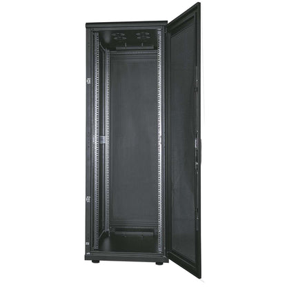 19" Serverschrank, 26 HE, 1322(H) x 600 (B) x 1000 (T) mm, schwarz Image 5