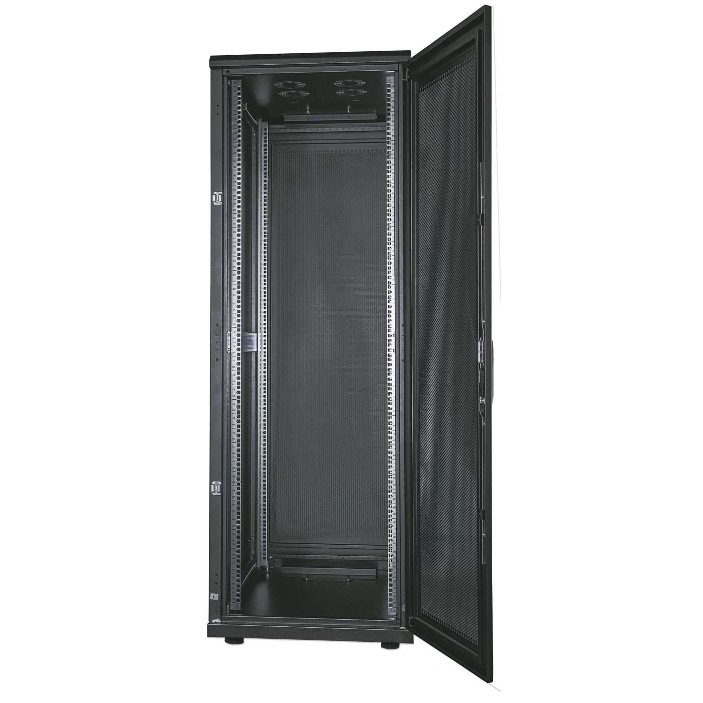 19" Serverschrank, 26 HE, 1322 (H) x 600 (B) x 1000 (T) mm, schwarz Image 5