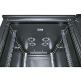 19" Serverschrank, 26 HE, 1322 (H) x 600 (B) x 1000 (T) mm, schwarz Image 6
