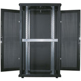 19" Serverschrank, 36 HE, 1766 (H) x 600 (B) x 1000 (T) mm, schwarz Image 8